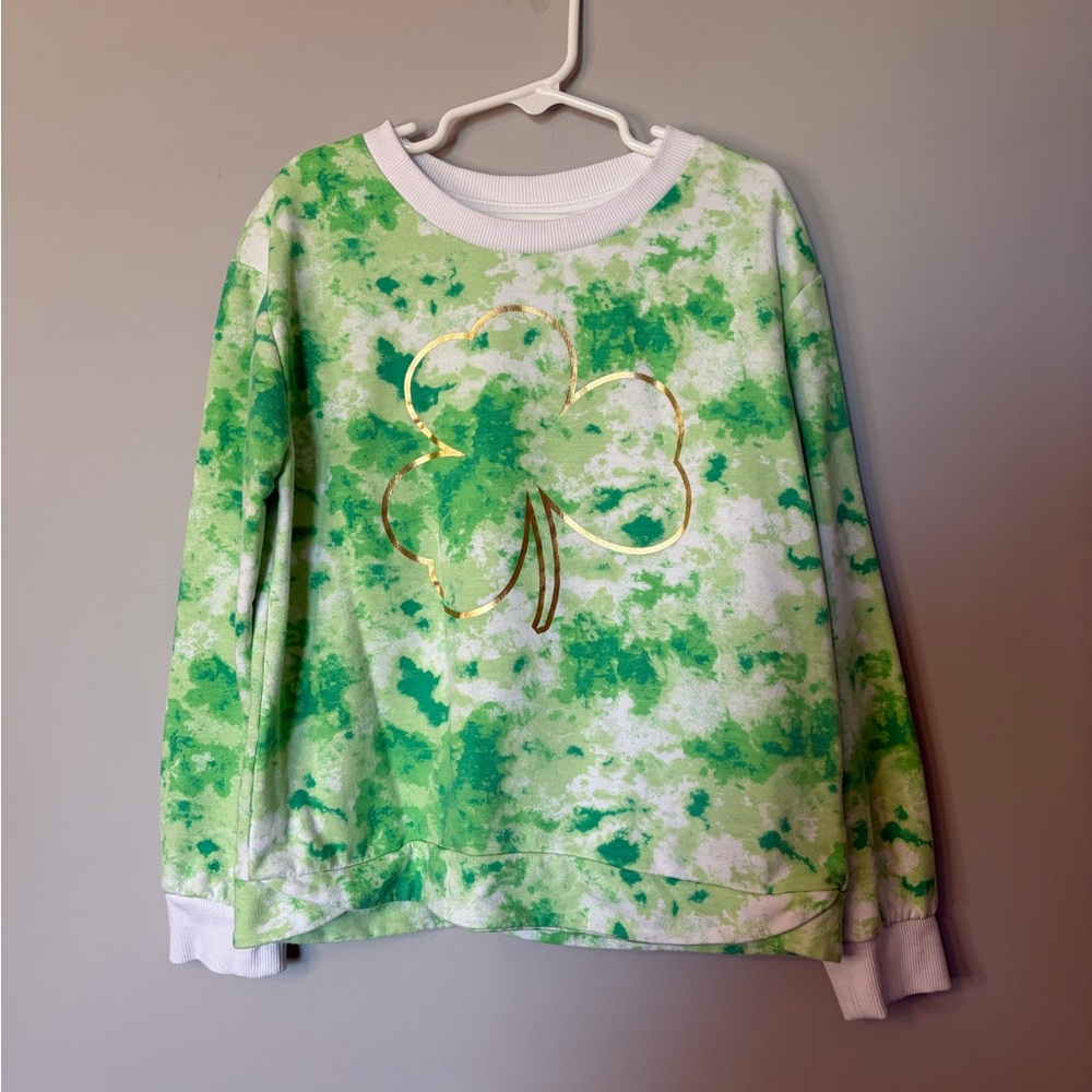 Cat & Jack The Dye Clover Sweatshirt 7/8
